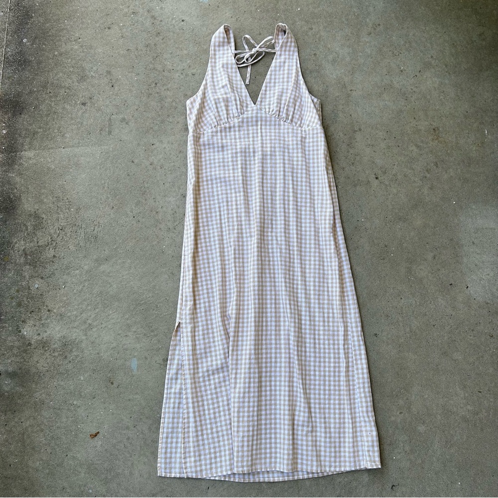 Old Navy Dress Cotton Linen Size L NWT